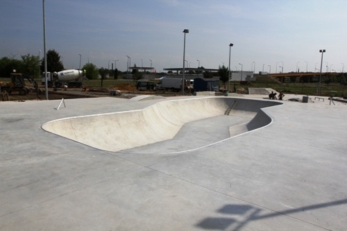 Najtrudniejsze prace w skateparku już na finiszu